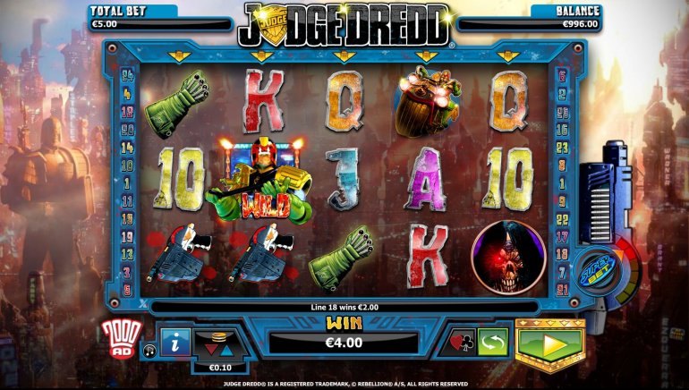 judge dredd slot